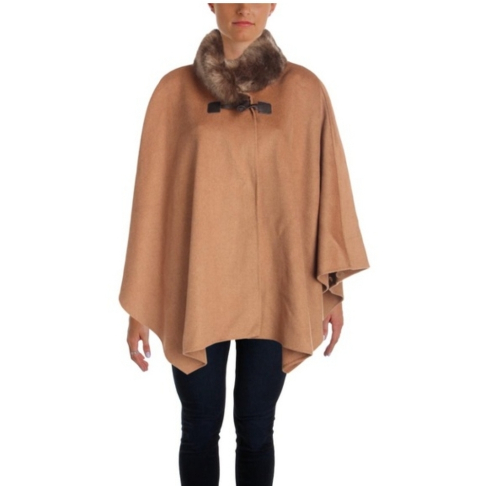 Jones NY Brown Cashmere Coat, one size fits all